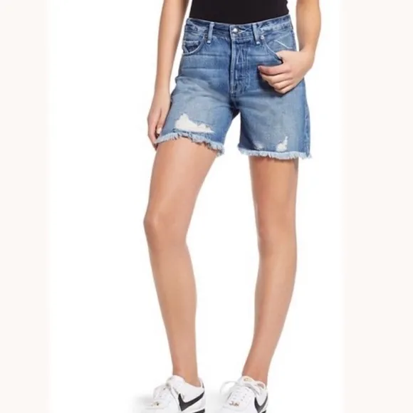 Good American High Waist Cutoff Denim Shorts Women’s Size 8 / 29