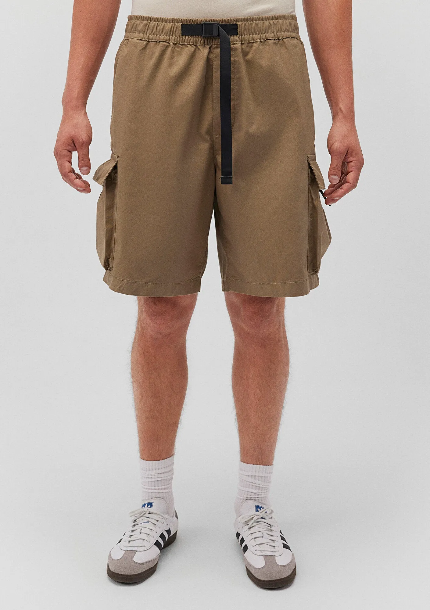 Green Cargo Shorts