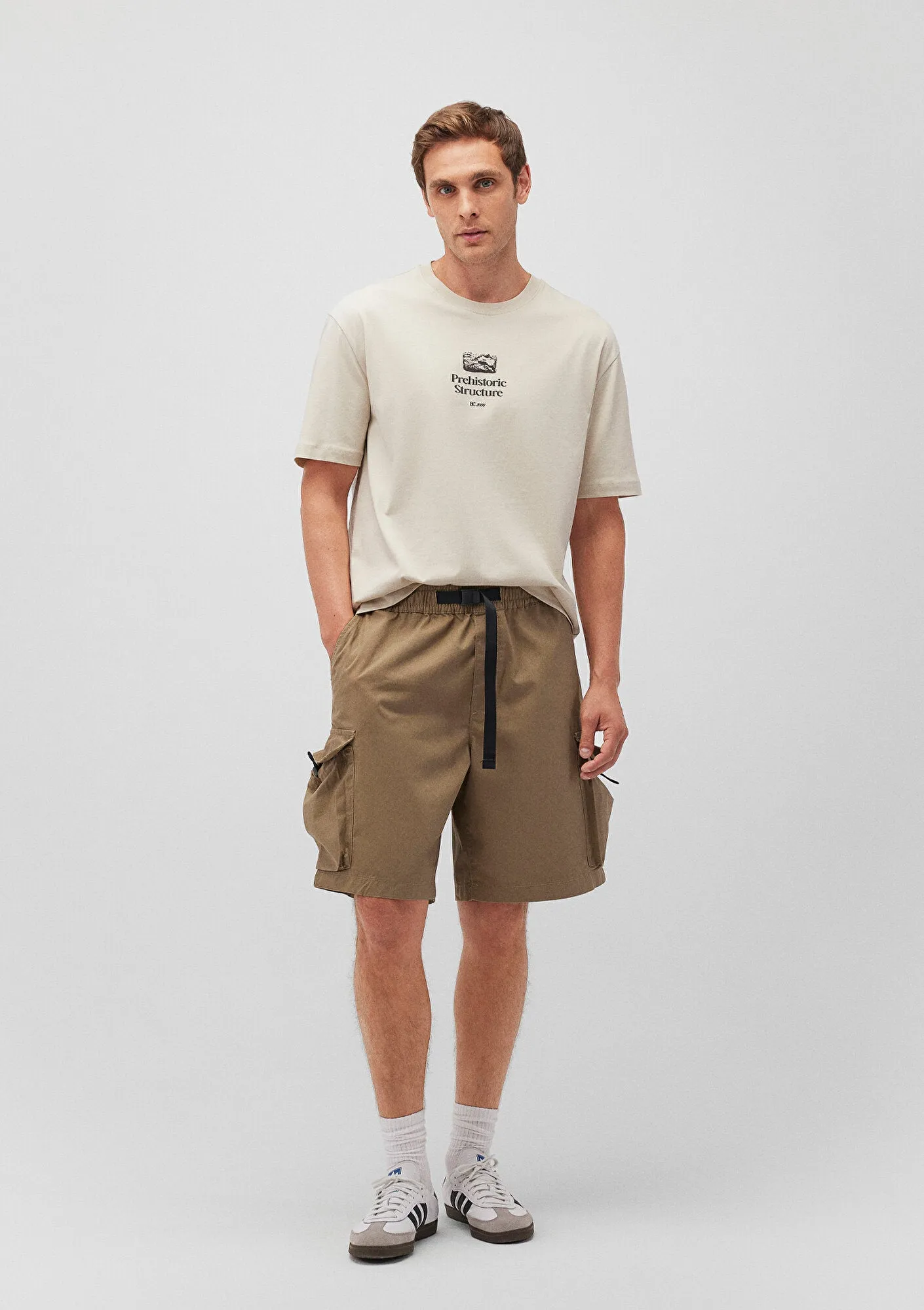 Green Cargo Shorts