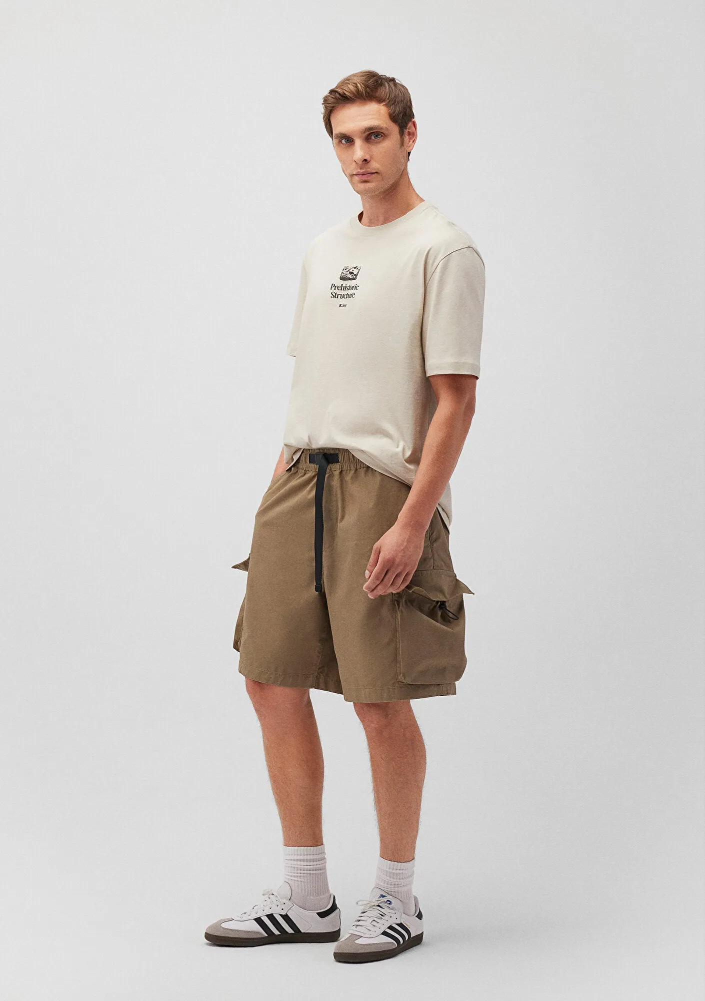 Green Cargo Shorts