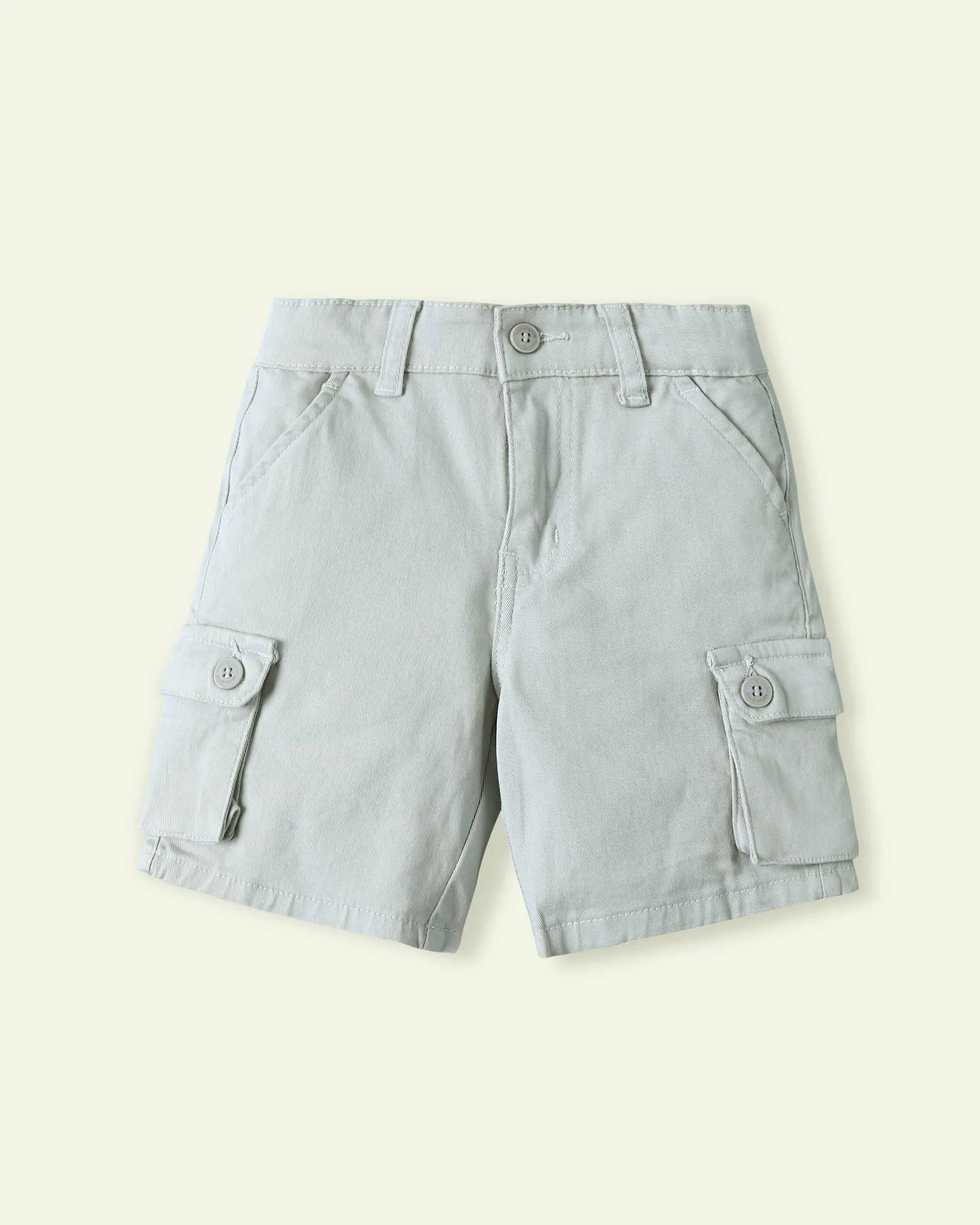 Grey Cargo Shorts