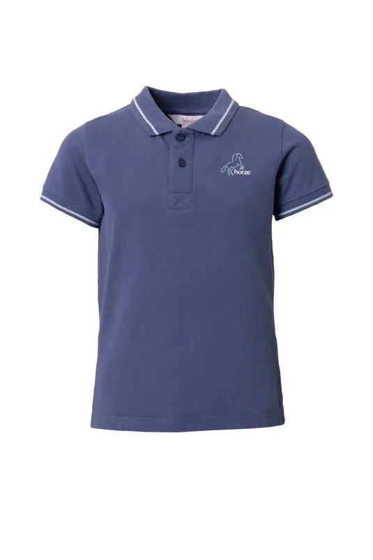 Horze Sohra JR Polo Shirt Velvet Morning