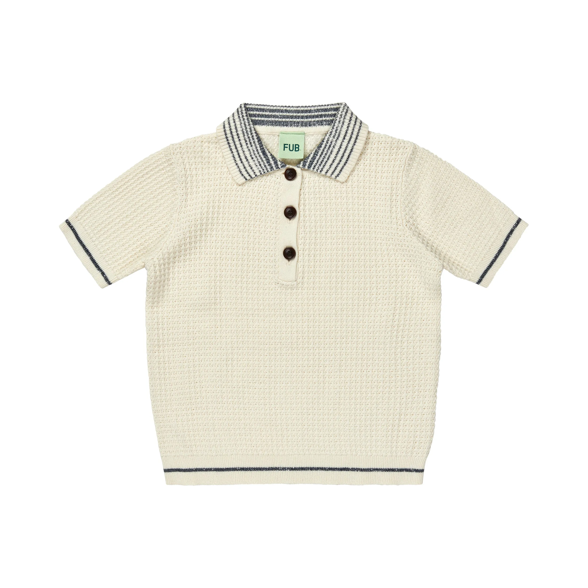 Ivory Cotton Polo Shirt