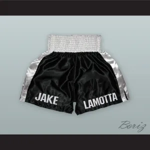 Jake LaMotta Black Boxing Shorts