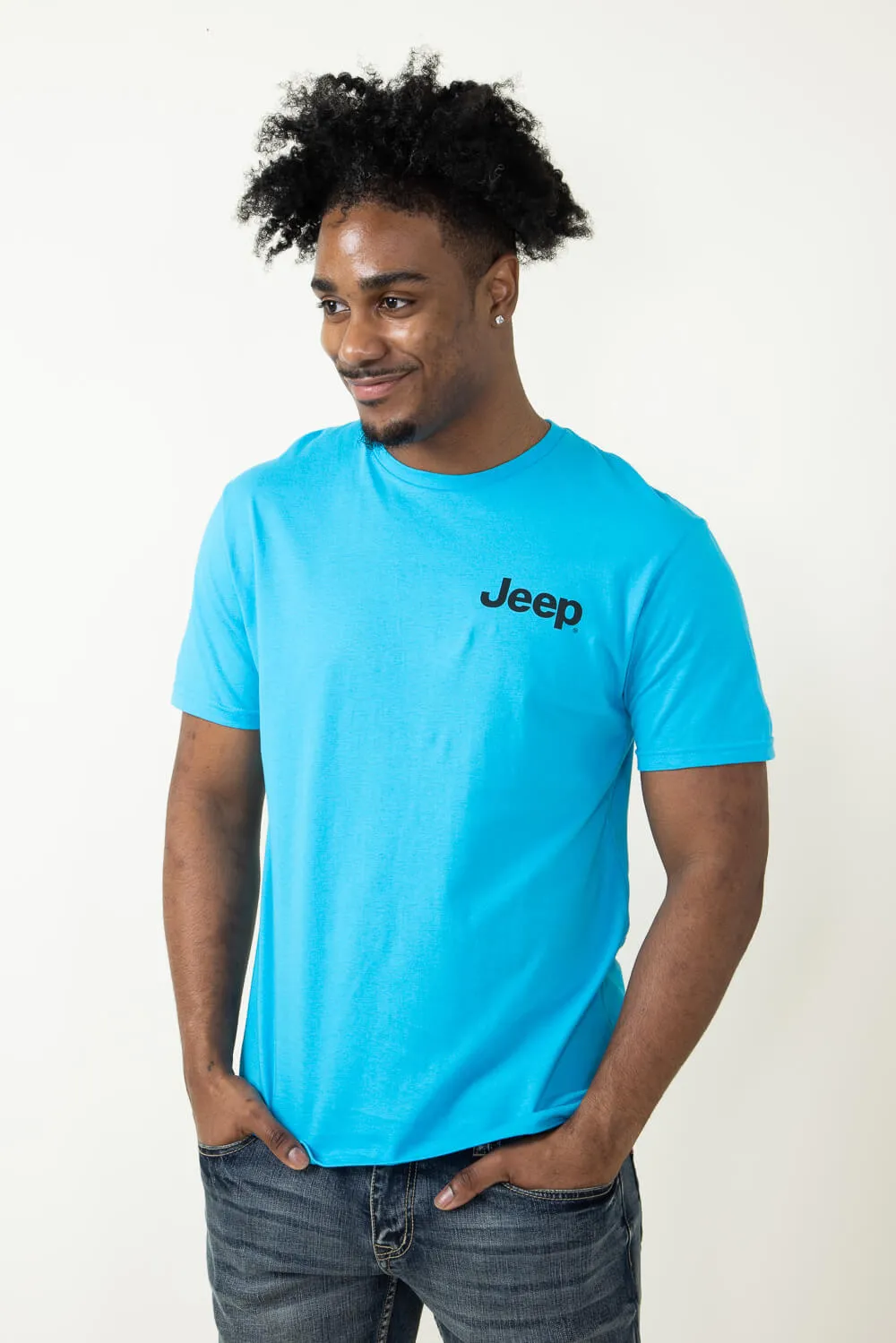 Jeep Muddy Duck T-Shirt in Blue | 3813-BLUE