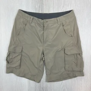 Kathmandu Mens Olive Green Cargo Shorts Size Medium