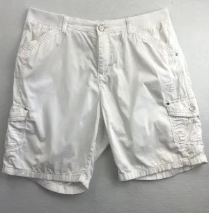 Lee Unisex White Cargo Shorts Size Medium / 14