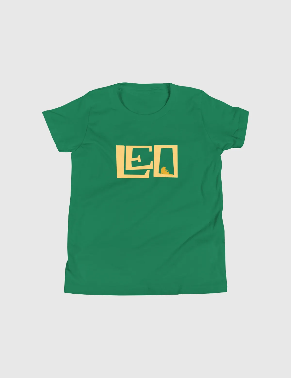 Leo Youth Logo Short Sleeve T-Shirt [Green]