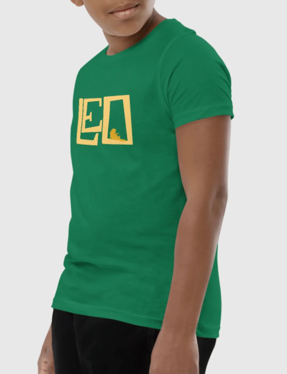 Leo Youth Logo Short Sleeve T-Shirt [Green]