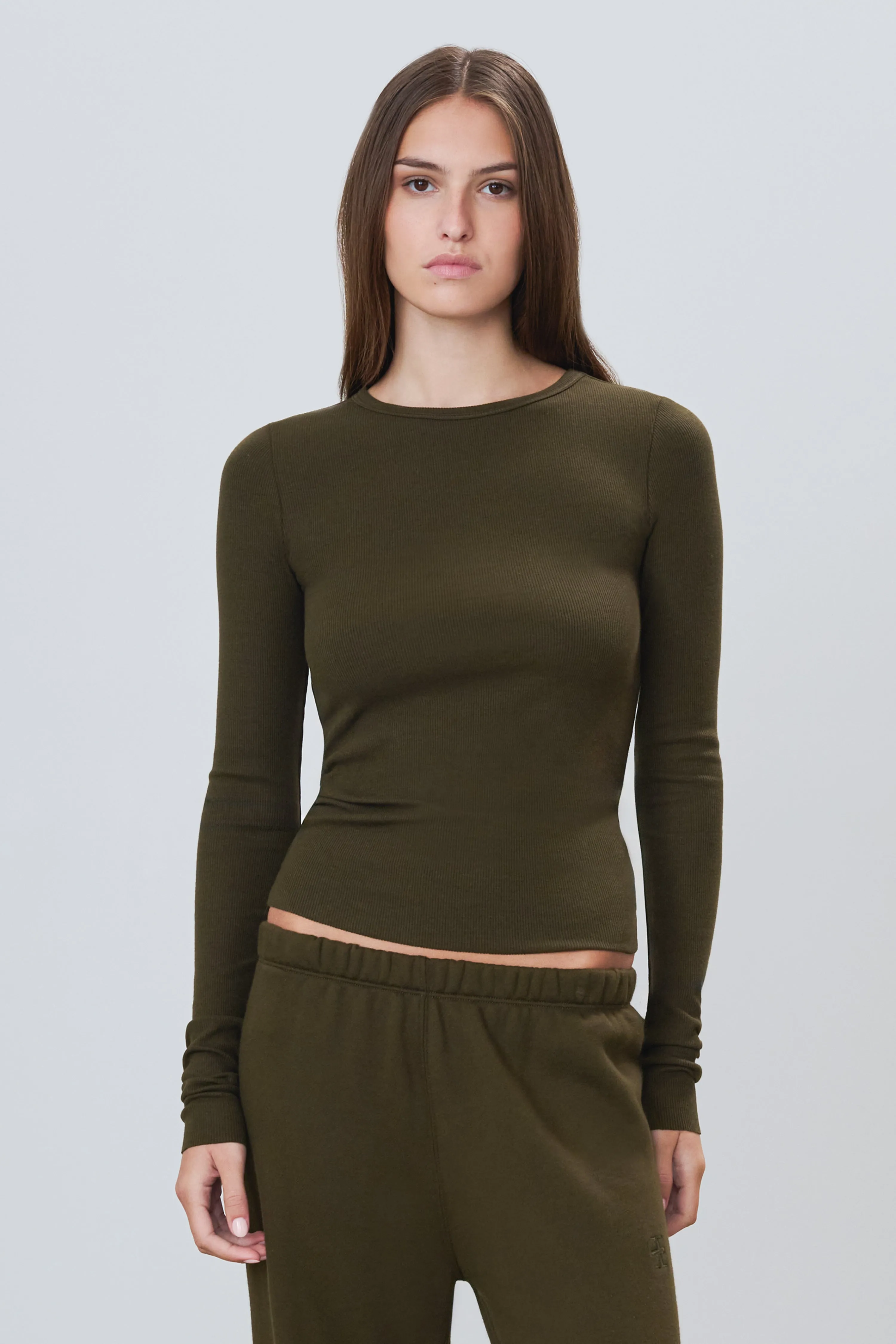 Long Sleeve Fitted Top