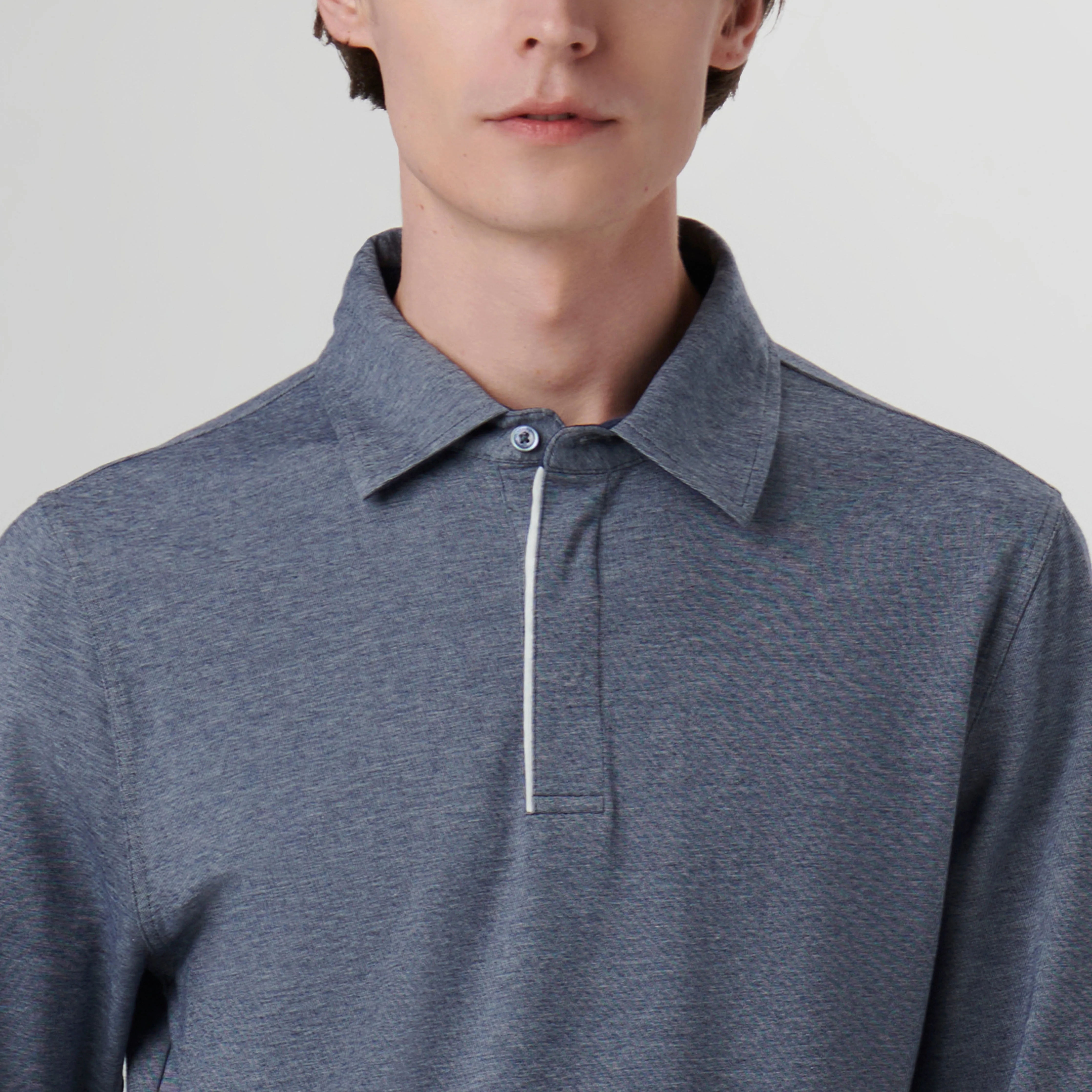 Long-sleeved Polo Shirt