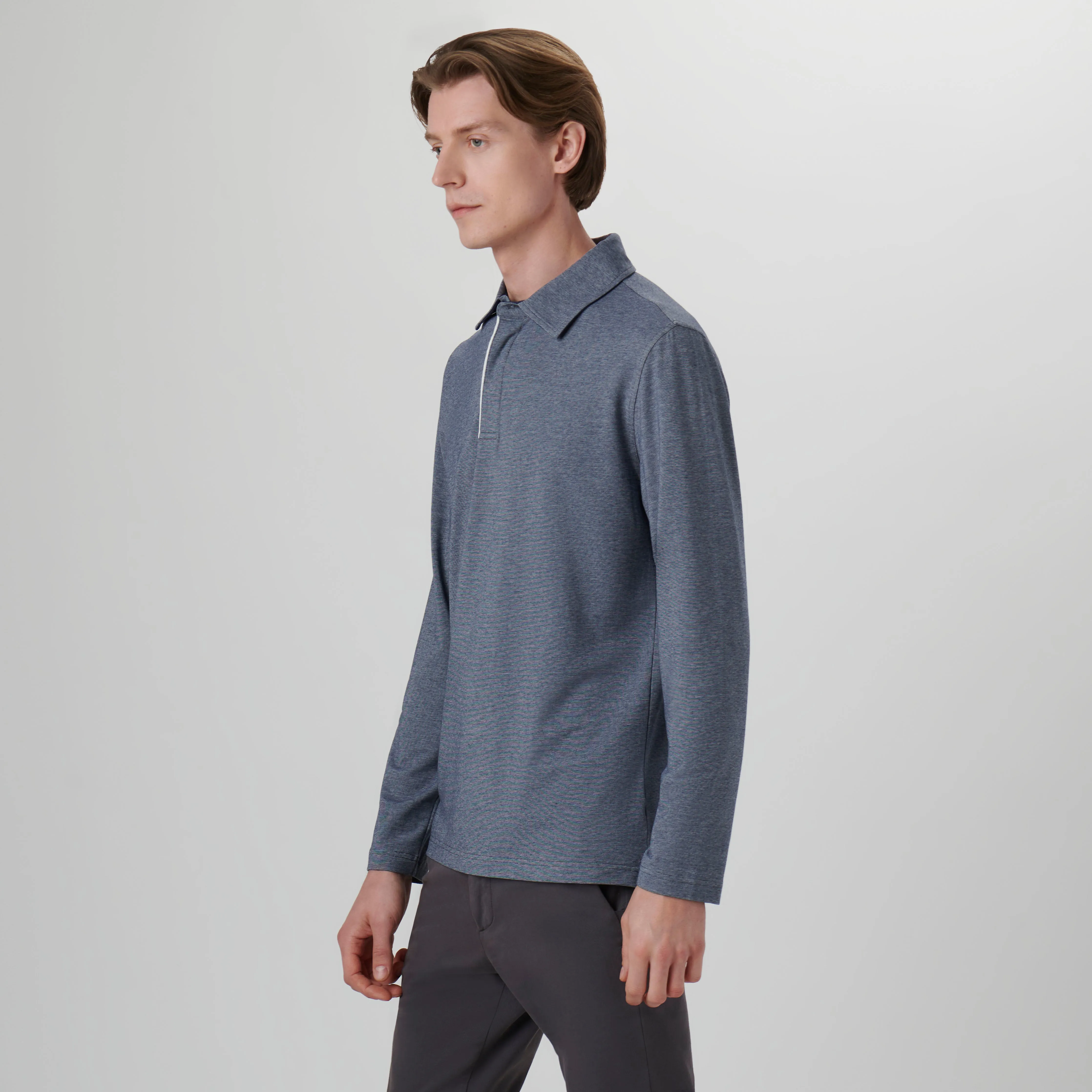 Long-sleeved Polo Shirt