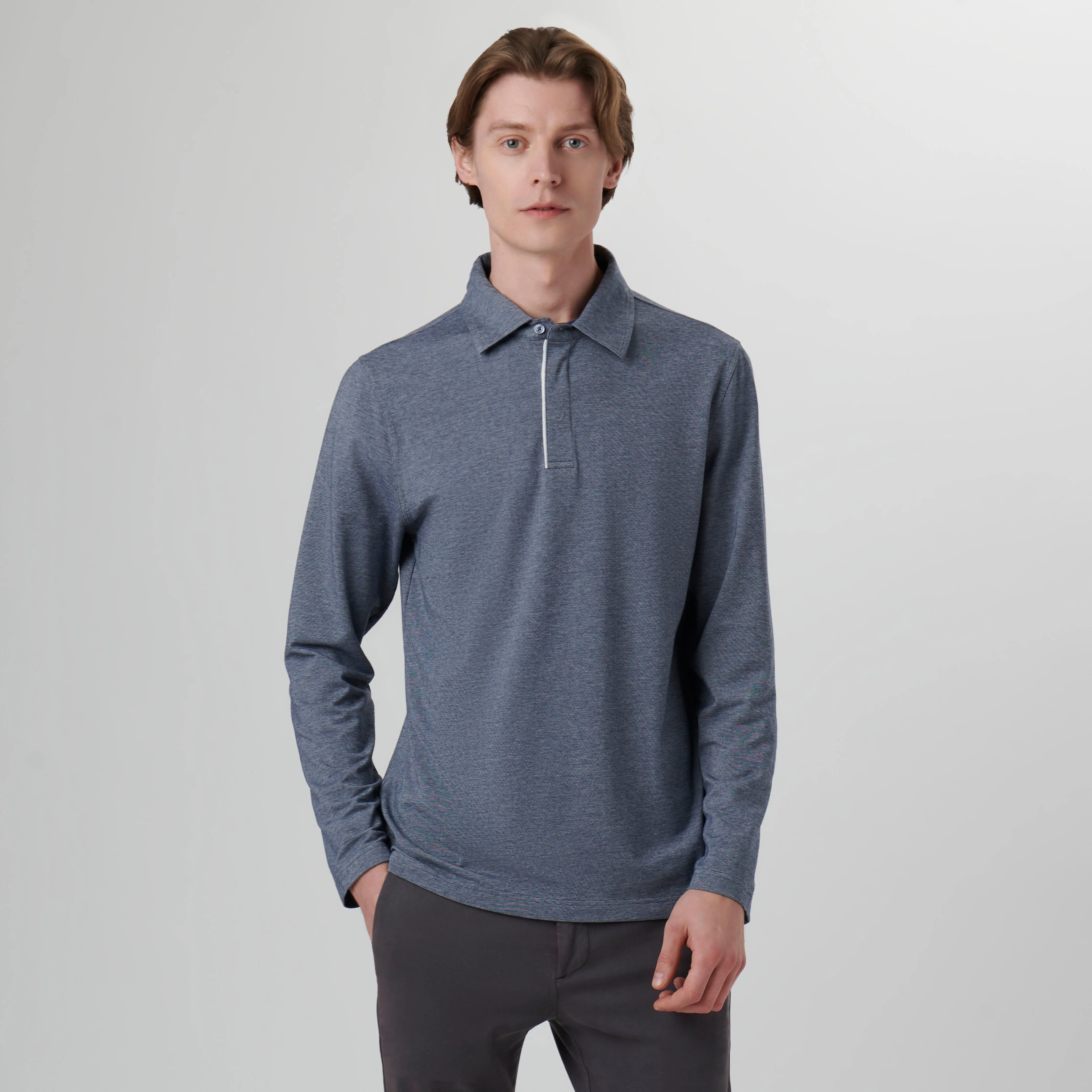 Long-sleeved Polo Shirt