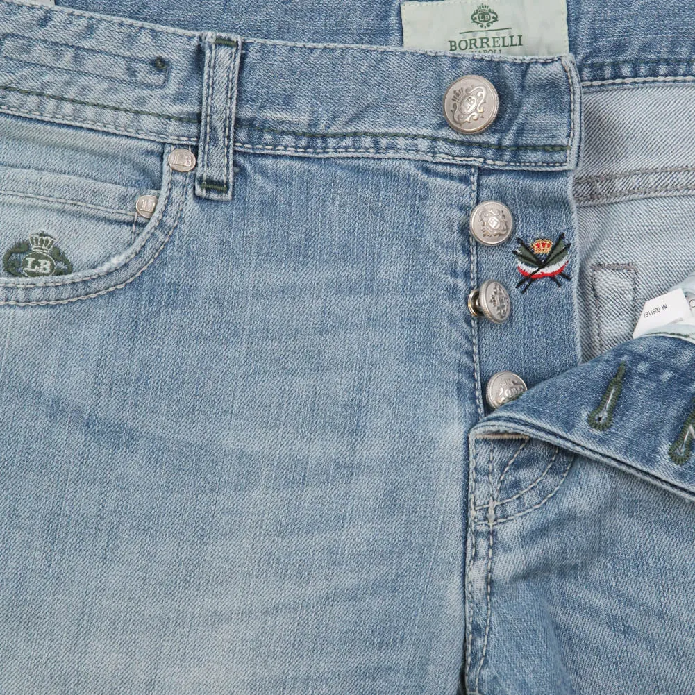 Luigi Borrelli Denim Blue Jeans - Super Slim - 32 US / 48 EU
