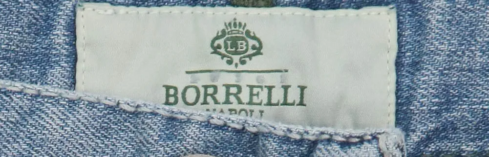 Luigi Borrelli Denim Blue Jeans - Super Slim - 32 US / 48 EU