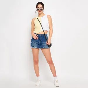 Madame Blue Denim Shorts