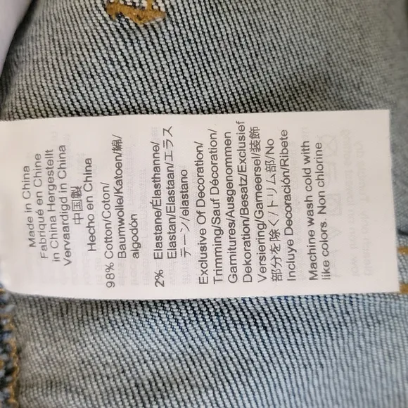 Madewell Blue High Rise Denim Shorts Size 24