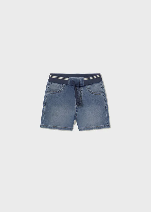 Mayoral Baby Boy Bermuda Soft Denim Shorts