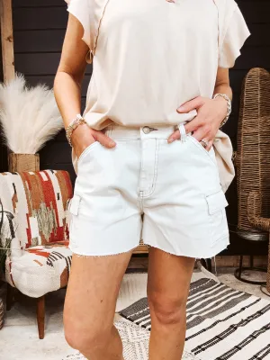 Mineral Washed Cargo Shorts