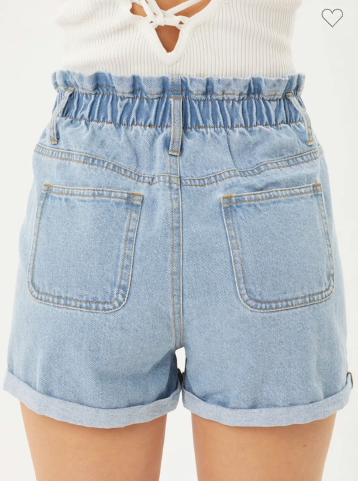 Miya Double Button Shorts-2 Colors Available