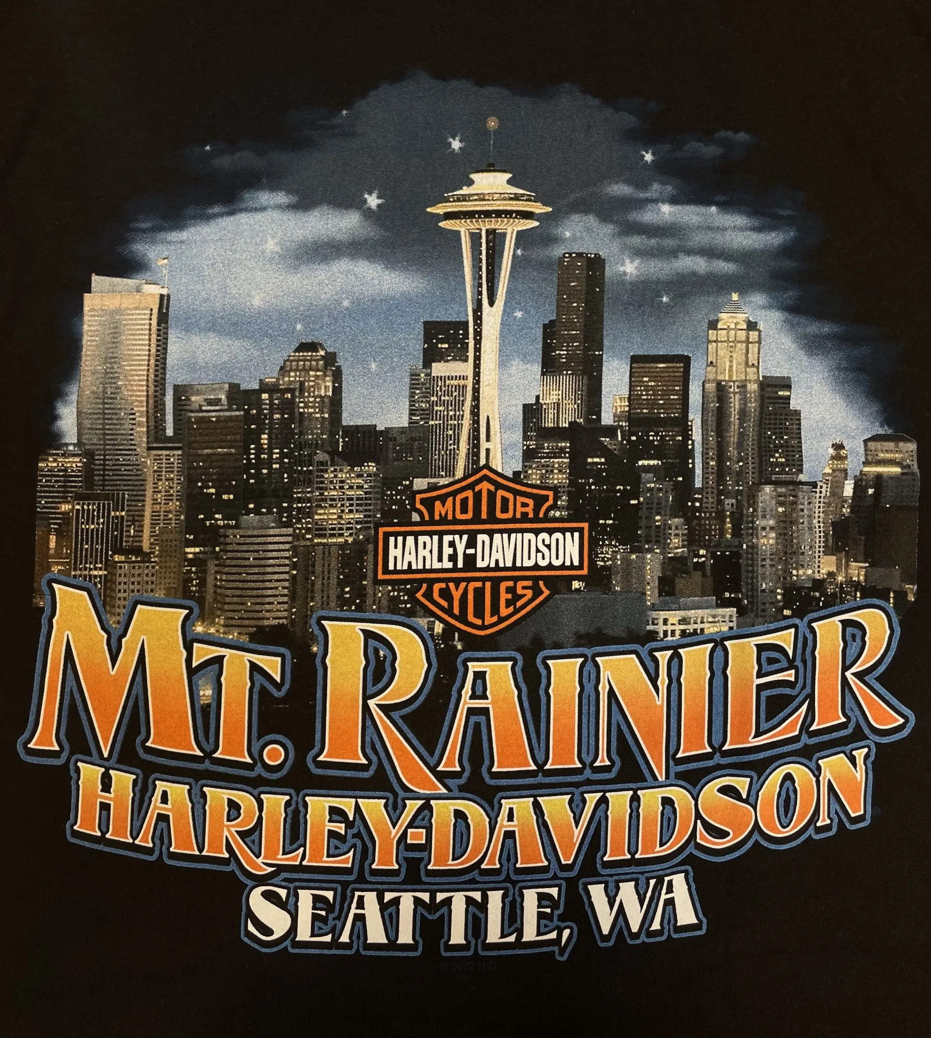 Mt. Rainier Harley-Davidson® Fast & Fierce Seattle T shirt
