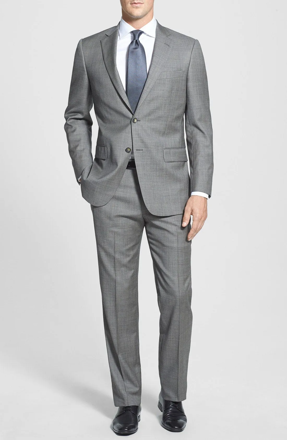 New York Classic Fit Wool Suit