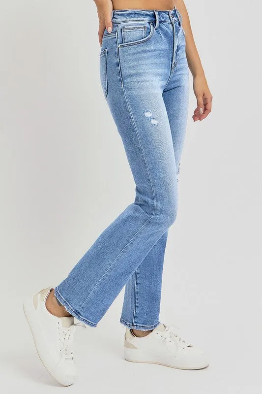 Nothing But Smiles Straight Leg Risen Jeans