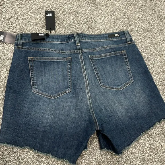 NWT Kit From the Kloth denim shorts. Size 14W. Waist flat 18.5”. Rise 11”.