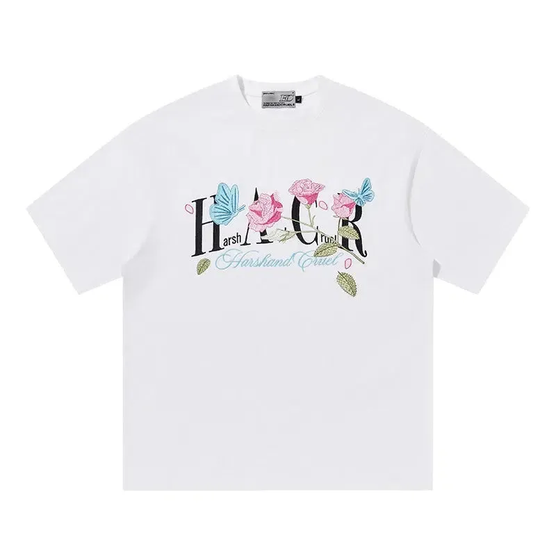 Rose Graphic Short-Sleeve T-shirt