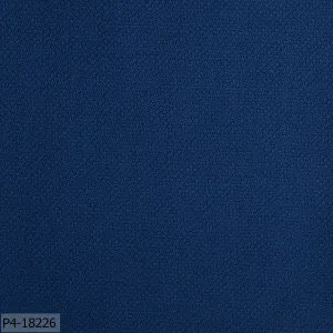Royal Blue Wave Print Flannel Suit