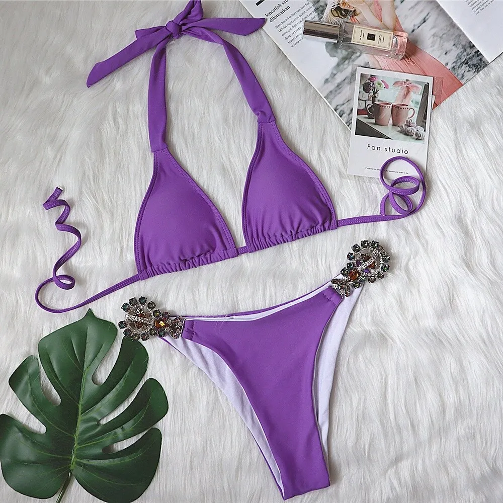 Sexy Crystal Diamond Bikini 2