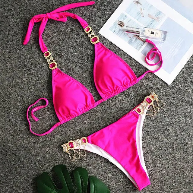 Sexy Crystal Diamond Bikini 2