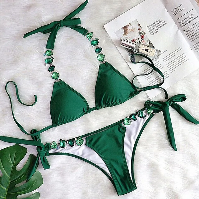 Sexy Crystal Diamond Bikini 2