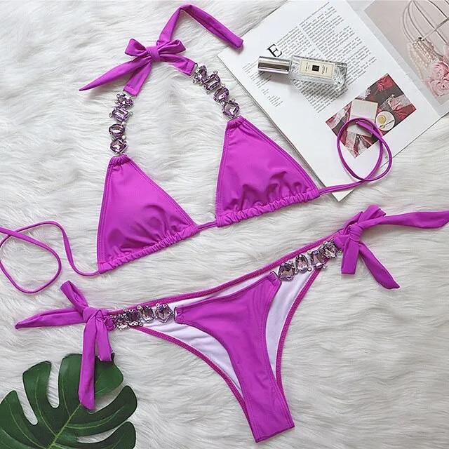 Sexy Crystal Diamond Bikini 2
