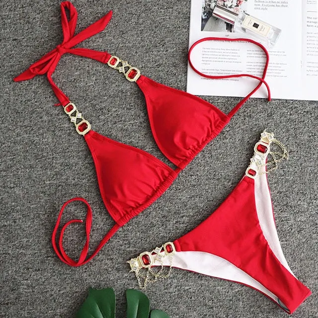 Sexy Crystal Diamond Bikini 2