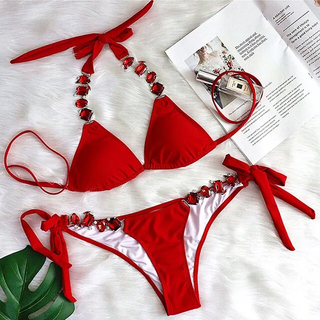 Sexy Crystal Diamond Bikini 2