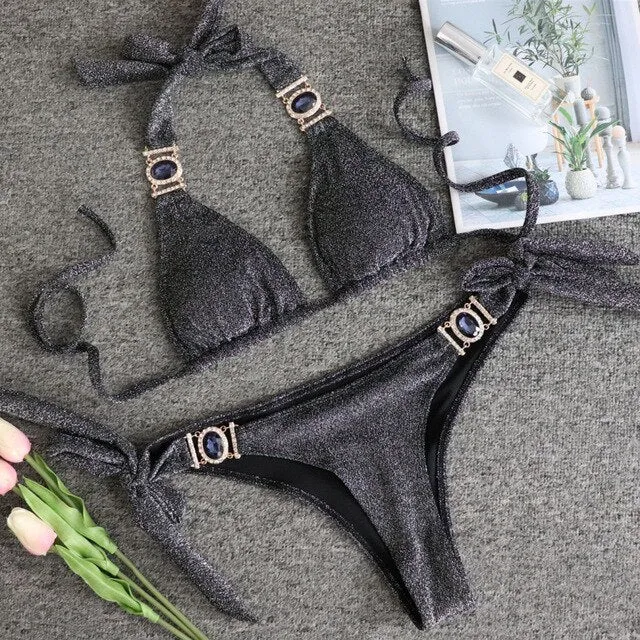 Sexy Crystal Diamond Bikini 2
