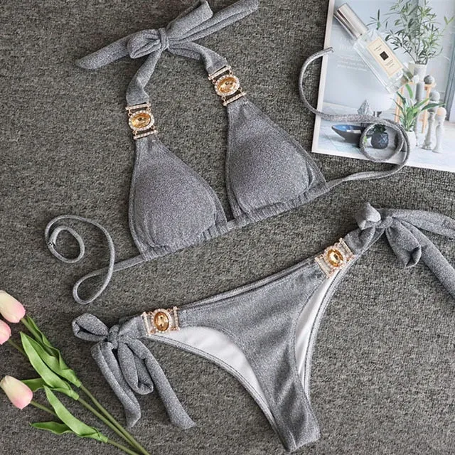 Sexy Crystal Diamond Bikini 2