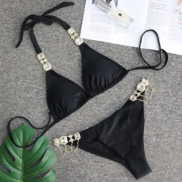 Sexy Crystal Diamond Bikini 2