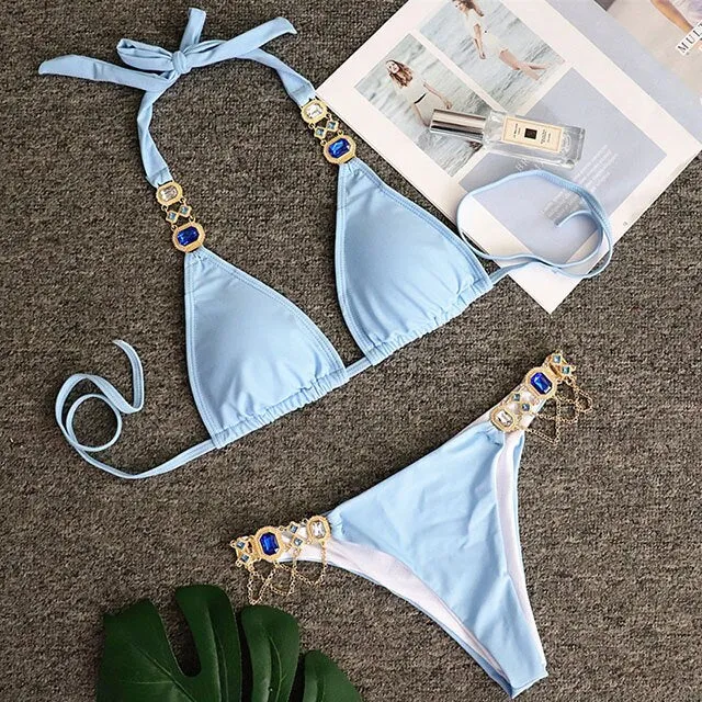 Sexy Crystal Diamond Bikini 2
