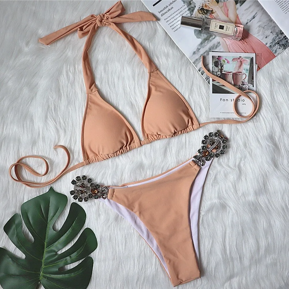Sexy Crystal Diamond Bikini 2