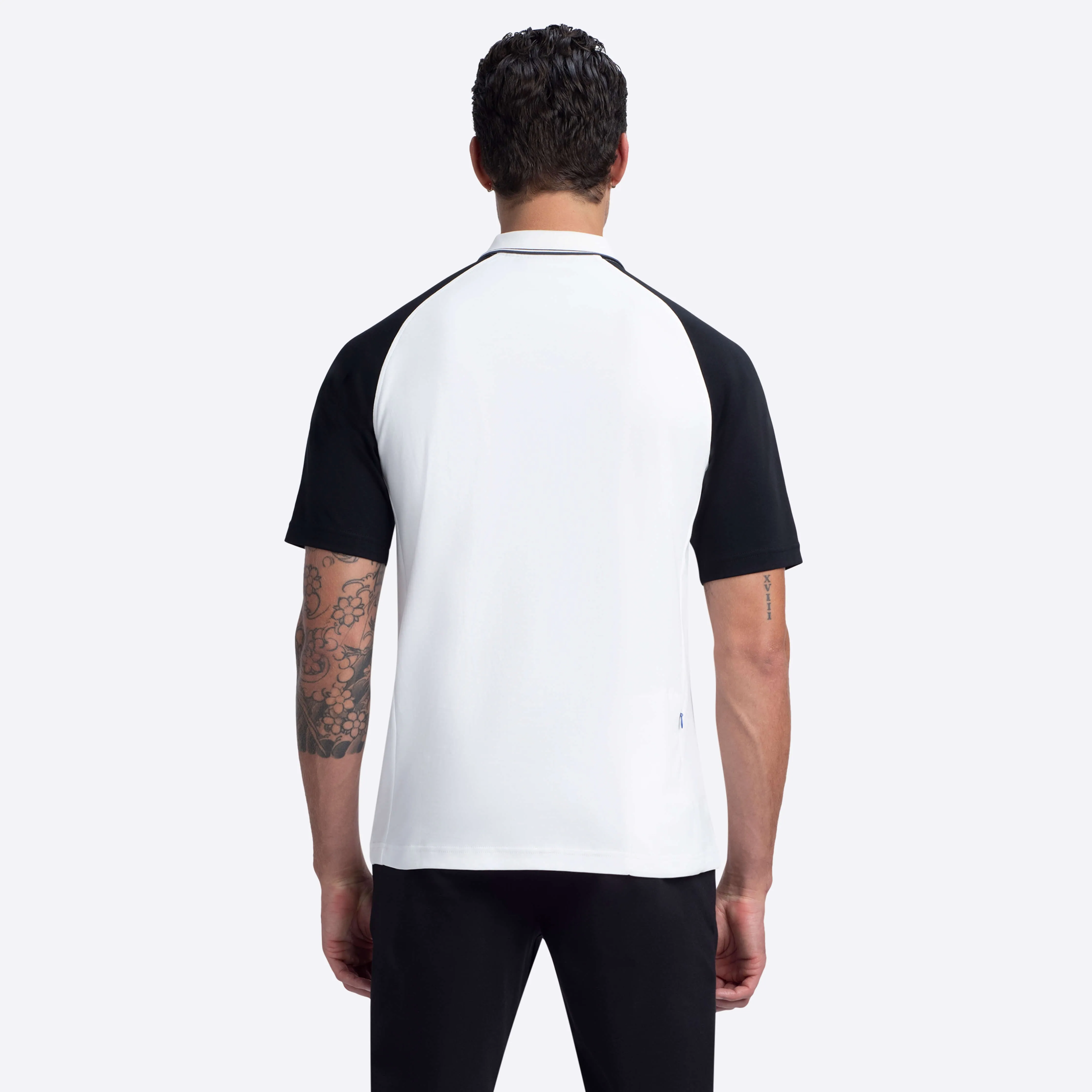 Short Sleeve Quarter Zip Polo