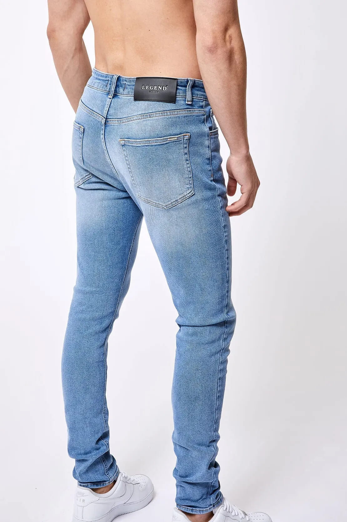 SLIM-FIT JEANS - ESSENTIAL BLUE DENIM