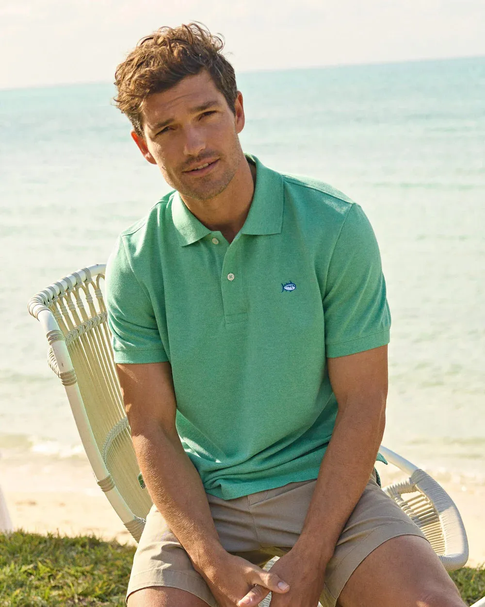 Southern Tide Heather Skipjack Polo