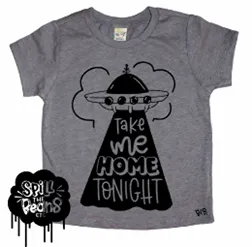 Take Me Home Tonight Spaceship Bodysuit or Tee