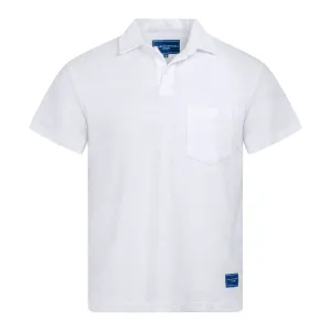 Towelling Polo White