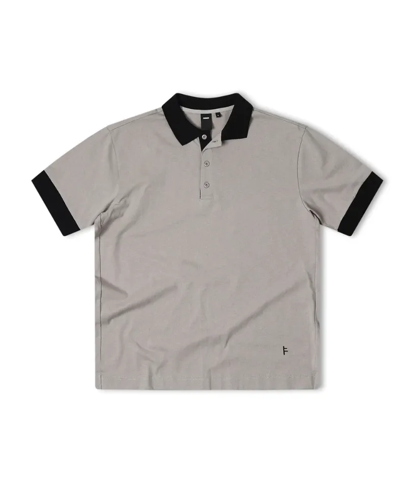UNIFORM SS BUTTON POLO - MUSHROOM