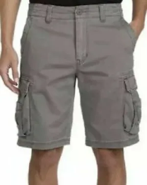 Unionbay Mens Montego Cargo Shorts Grey Goose