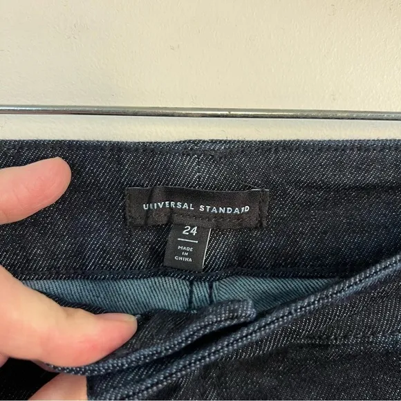 Universal Standard Seine High Rise Straight Leg Jeans