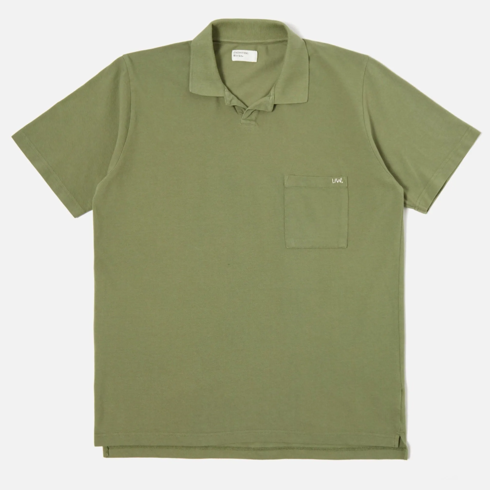 Universal Works Vacation Polo Piquet Birch